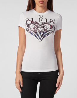 Philipp Plein T-Shirt Ronde Hals Wit