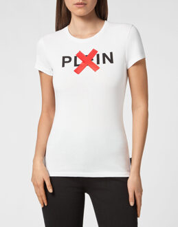 Philipp Plein T-Shirt Ronde Hals Wit