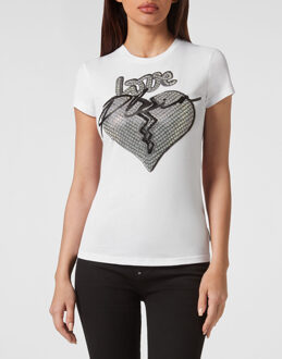 Philipp Plein T-Shirt Ronde Hals Wit