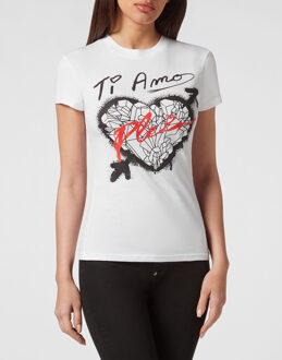Philipp Plein T-Shirt Ronde Hals Wit