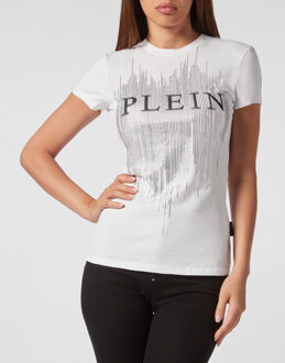Philipp Plein T-Shirt Ronde Hals Wit