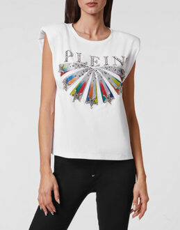 Philipp Plein T-Shirt Ronde Hals Wit