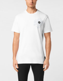 Philipp Plein T-Shirt Ronde Hals Wit