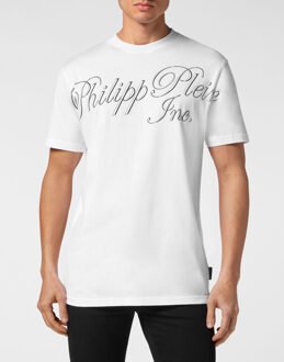 Philipp Plein T-Shirt Ronde Hals Wit