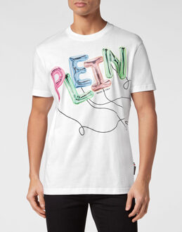 Philipp Plein T-Shirt Ronde Hals Wit