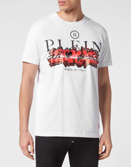 Philipp Plein T-Shirt Ronde Hals Wit