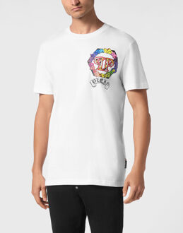 Philipp Plein T-Shirt Ronde Hals Wit
