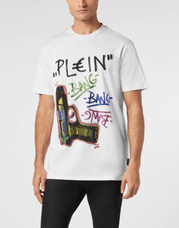 Philipp Plein T-shirt Ronde Hals Wit