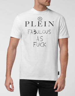 Philipp Plein T-Shirt Ronde Hals Wit