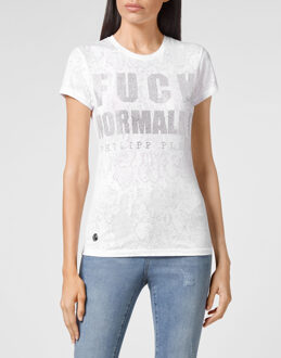 Philipp Plein T-Shirt Ronde Hals Wit