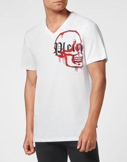 Philipp Plein T-Shirt Ronde Hals Wit
