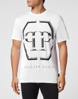 Philipp Plein T-Shirt Ronde Hals Wit
