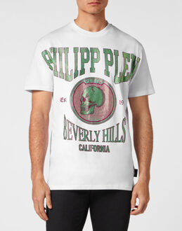 Philipp Plein T-Shirt Ronde Hals Wit