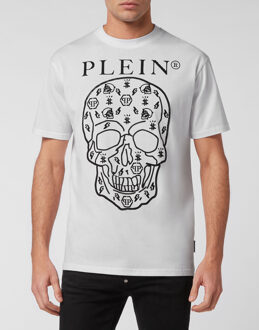 Philipp Plein T-Shirt Ronde Hals Wit