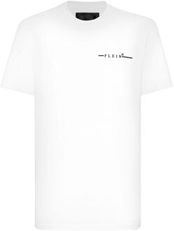 Philipp Plein T-Shirt Ronde Hals Wit