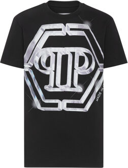 Philipp Plein T-Shirt Ronde Hals Zwart - 2XL