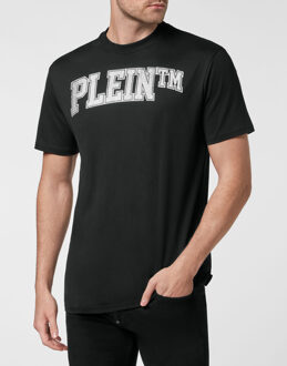 Philipp Plein T-Shirt Ronde Hals Zwart/wit - 4XL