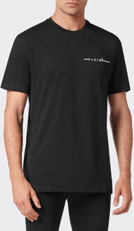 Philipp Plein T-Shirt Ronde Hals Zwart/wit