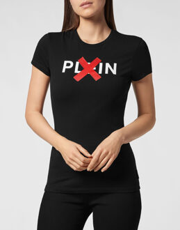 Philipp Plein T-Shirt Ronde Hals Zwart
