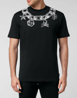 Philipp Plein T-Shirt Ronde Hals Zwart