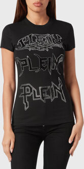 Philipp Plein T-Shirt Ronde Hals Zwart