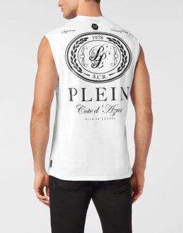 Philipp Plein T-Shirt Round Neck Ss Club The Course Wit