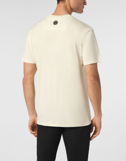 Philipp Plein T-Shirt Round Neck Ss Cote D Azur Plam Zwart - L