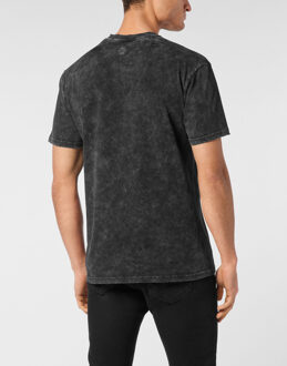 Philipp Plein T-Shirt Round Neck Ss Rombo Monaco Zwart - 2XL