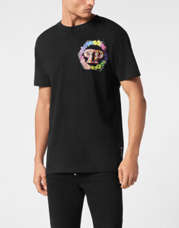 Philipp Plein T-Shirt Round Neck Ss Zwart