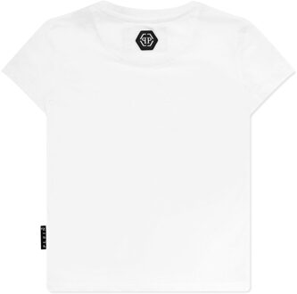 Philipp Plein T-Shirt Sexy Zuiver Signature - maat 12J / 152cm Wit