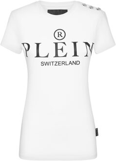 Philipp Plein T-Shirt Slim Fit Iconic Plein - maat Wit