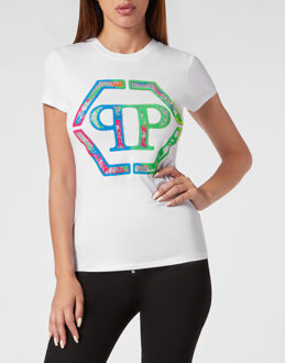 Philipp Plein T-Shirt Slim Fit - maat XS Wit