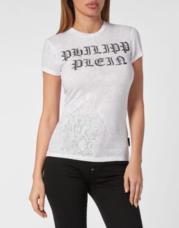 Philipp Plein T-Shirt Slim Fit Wit - XS