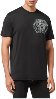 Philipp Plein T-Shirts Philipp Plein , Black , Heren - L,M