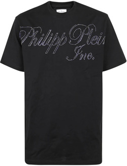 Philipp Plein T-Shirts Philipp Plein , Black , Heren - L