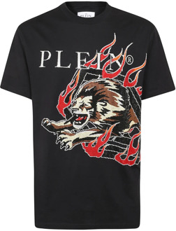 Philipp Plein T-Shirts Philipp Plein , Black , Heren - L