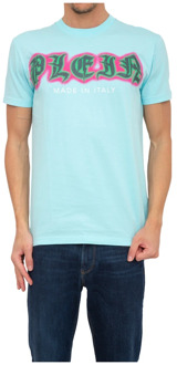 Philipp Plein T-Shirts Philipp Plein , Blue , Heren - Xl,S
