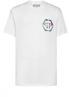 Philipp Plein T-Shirts Philipp Plein , White , Heren - Xl,S