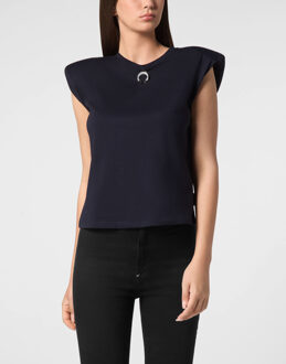 Philipp Plein Tanktop Donkerblauw - M