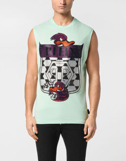 Philipp Plein Tanktop Groen - XL