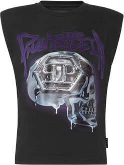 Philipp Plein Tanktop Skull - maat Zwart