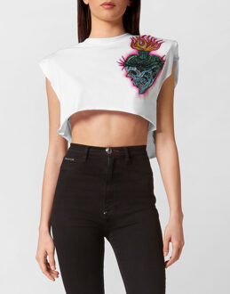 Philipp Plein Tanktop Tattoo Wit - S
