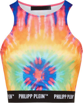 Philipp Plein Tanktop Tie Dye Veelkleurig