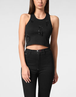 Philipp Plein Tanktop Zwart - L