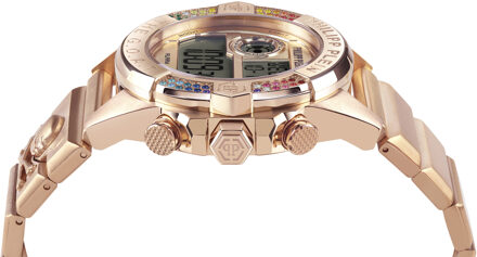 Philipp Plein The G.o.a.t. Dames Horloge Rosékleurig PWFAA0721 - maat Roségoud