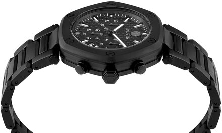Philipp Plein The Hexagon Chrono Heren Zwarte Horloge PWZBA0623