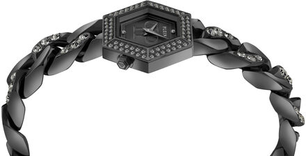 Philipp Plein The Hexagon Groumette Dames Zwarte Horloge PWWBA0423