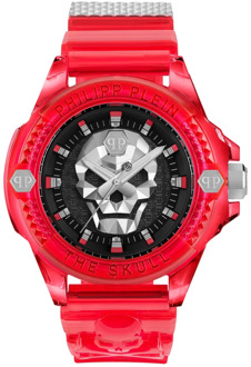 Philipp Plein The $kull Synthetic Horloge Philipp Plein , Red , Heren - ONE Size