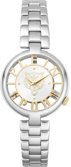 Philipp Plein Tiger Luxe Zilver Horloge Philipp Plein , Gray , Dames - ONE Size