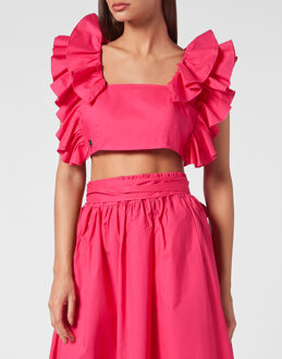 Philipp Plein Top Fuchsia